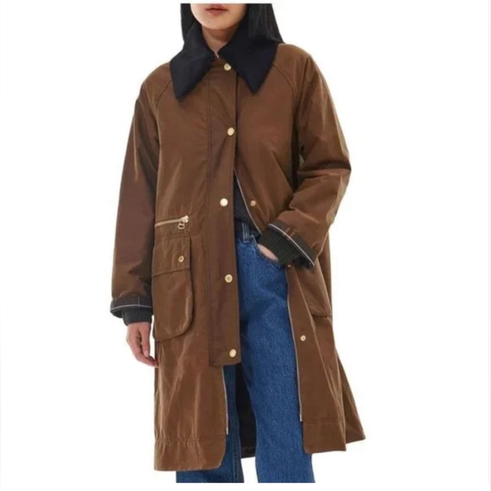 BARBOUR TOWNFIELD wax coat brown - new with tags